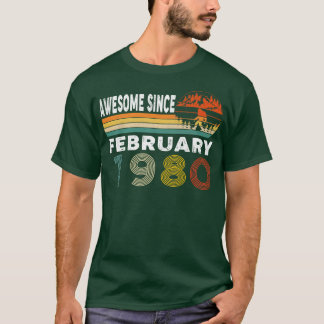 Phantastisch seit Februar 1980 T-Shirt