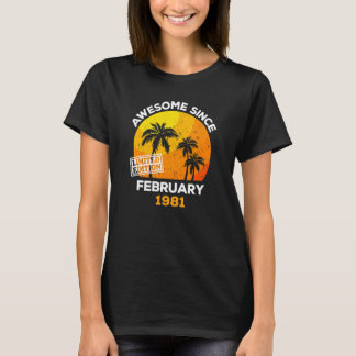 Phantastisch seit Februar 1981 Retro Men & Women B T-Shirt