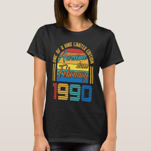 Phantastisch seit Februar 1990 33 Jahre alt 33. Ge T-Shirt