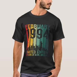 Phantastisch seit Februar 1994 Vintage Geschenke M T-Shirt