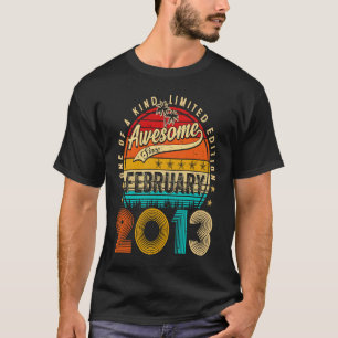 Phantastisch seit Februar 2013 10 Jahre alt 10. Ge T-Shirt