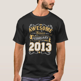 Phantastisch seit Februar 2013 9 Jahre alt 9. Gebu T-Shirt