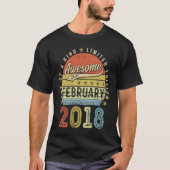phantastisch seit Februar 2018 5 Jahre T-Shirt (Vorderseite)