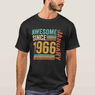 Phantastisch seit Januar 1966 57. Geburtstag 57 Ja T-Shirt