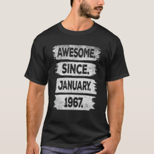 Phantastisch Seit Januar 1967 56. Geburtstag 56 Ja T-Shirt