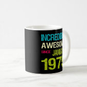 Phantastisch seit Januar 1975 Kaffeetasse (VorderseiteRechts)