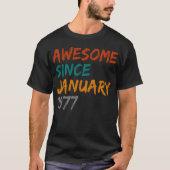 phantastisch seit Januar 1977 T-Shirt (Vorderseite)