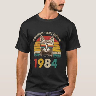 Phantastisch Seit Januar 1984 Spanisch 40. Geburts T-Shirt