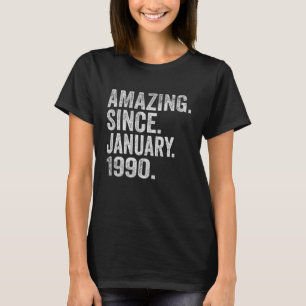 Phantastisch seit Januar 1990 33 Jahre alt T-Shirt