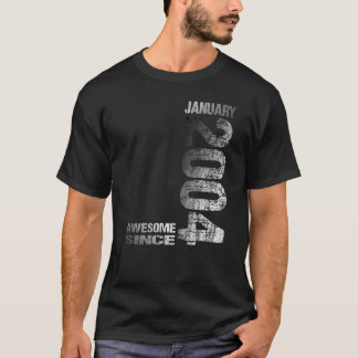 Phantastisch seit Januar 2004 19. Geburtstag Gebor T-Shirt