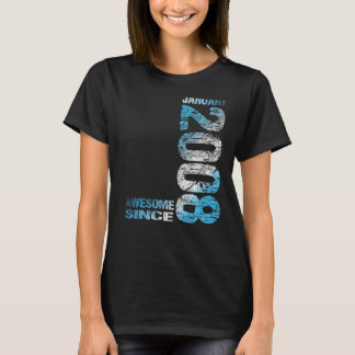 Phantastisch seit Januar 2008 Geboren 15. Geburtst T-Shirt