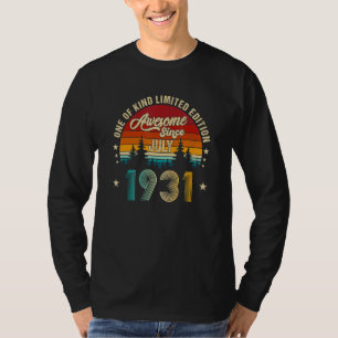 Phantastisch seit Juli 1931 91. Geburtstag 91 Jahr T-Shirt