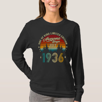 Phantastisch seit Juli 1936 86. Geburtstag 86 Jahr T-Shirt