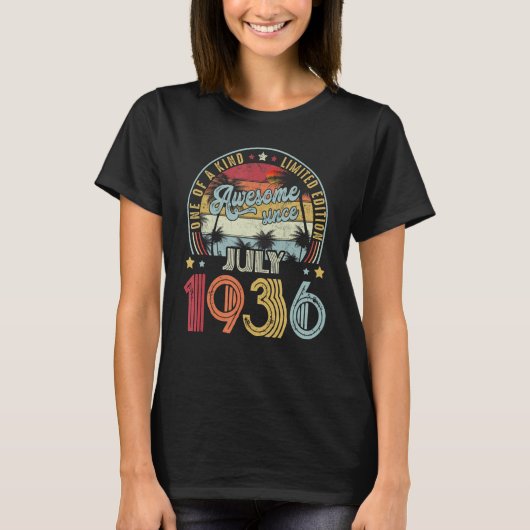 Phantastisch seit Juli 1936 T-Shirt (Vorderseite)