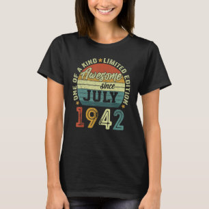 Phantastisch seit Juli 1942 80 Jahre alt 80. Gebur T-Shirt