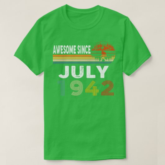 Phantastisch seit Juli 1942 T-Shirt (Design vorne)