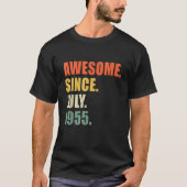 Phantastisch seit Juli 1955 67 Jahre T-Shirt (Vorderseite)