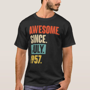 Phantastisch seit Juli 1957 65 Jahre alt 65 Jahre T-Shirt
