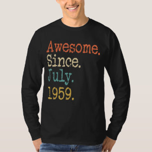 Phantastisch seit Juli 1959 63. Geburtstag T-Shirt