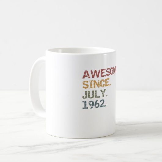 phantastisch seit Juli 1962 Kaffeetasse (Vorderseite Links)