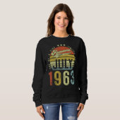 Phantastisch seit Juli 1963 Vintag 59. Sweatshirt (Vorne ganz)