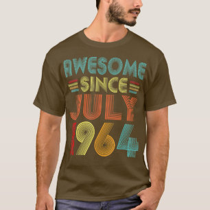 Phantastisch seit Juli 1964 Vintag 58 Jahre alt 58 T-Shirt