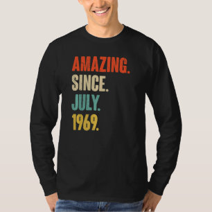 Phantastisch seit Juli 1969 53 Jahre alt 53. Gebur T-Shirt