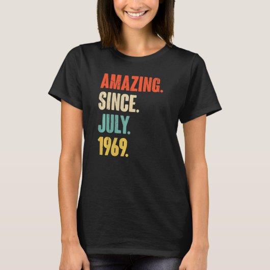 Phantastisch seit Juli 1969 53 Jahre alt 53. Gebur T-Shirt (Vorderseite)
