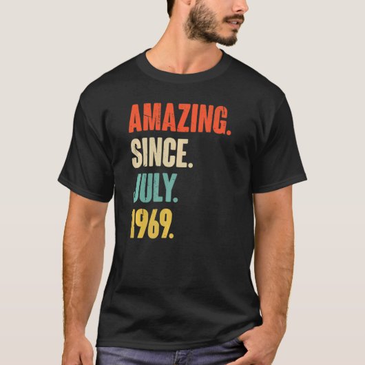 Phantastisch seit Juli 1969 53 Jahre alt 53. Gebur T-Shirt (Vorderseite)