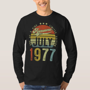 Phantastisch seit Juli 1977 Vintag 45. Geburtstag  T-Shirt