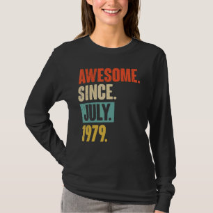 Phantastisch seit Juli 1979 43 Jahre 43 Geburtstag T-Shirt