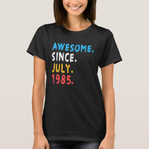 Phantastisch seit Juli 1985 38 Jahre alt 38. Gebur T-Shirt