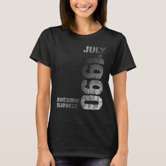 Phantastisch seit Juli 1990 33. Geburtstag Geboren T-Shirt