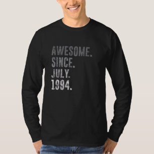 Phantastisch seit Juli 1994 28. Geburtstag Vintag  T-Shirt