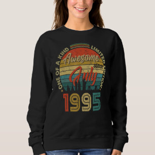 Phantastisch Seit Juli 1995 Vintag 27. Geburtstag Sweatshirt