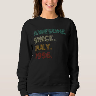Phantastisch seit Juli 1996 27. Geburtstag 27 Jahr Sweatshirt