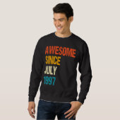Phantastisch seit Juli 1997 25. Geburtstag 25. Sweatshirt (Vorne ganz)