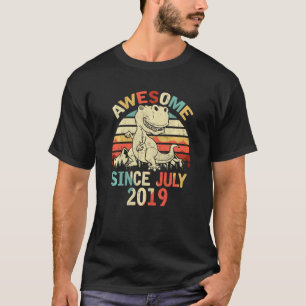 Phantastisch seit Juli 2019 1. Geburtstag von Dino T-Shirt
