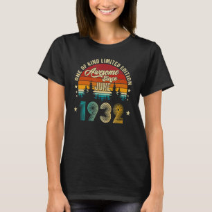 Phantastisch seit Juni 1932 90 Jahre alt 27. Gebur T-Shirt