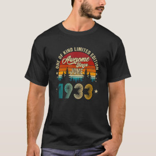 Phantastisch seit Juni 1933 89 Jahre alt 27. Gebur T-Shirt