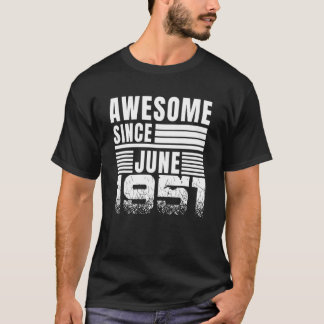 Phantastisch seit Juni 1951 71. Geburtstag T-Shirt