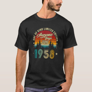 Phantastisch seit Juni 1958 64 Jahre alt 27. Gebur T-Shirt