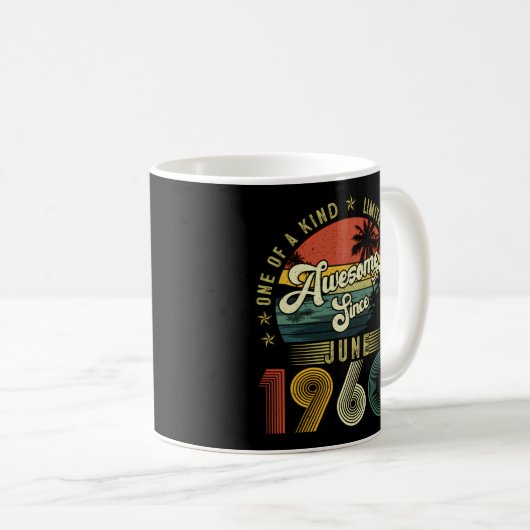 Phantastisch seit Juni 1960 63 63Rd Kaffeetasse (VorderseiteRechts)