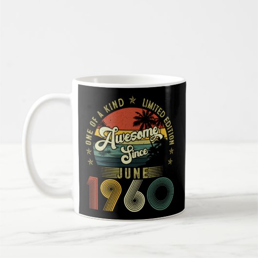 Phantastisch seit Juni 1960 63 63Rd Kaffeetasse (Links)