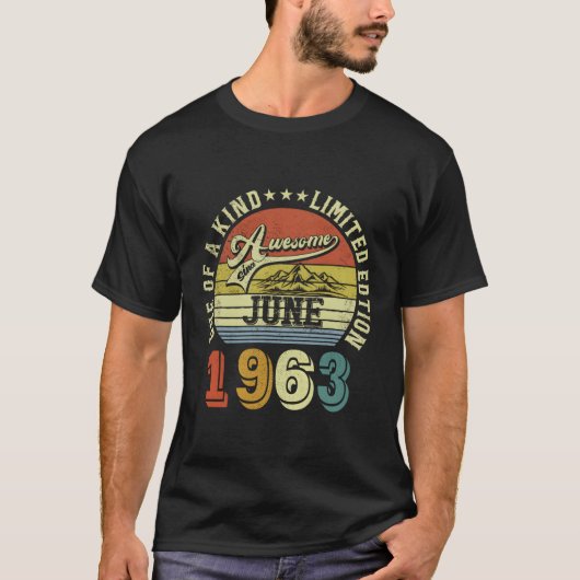 Phantastisch seit Juni 1963 T-Shirt (Vorderseite)