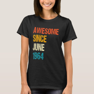 Phantastisch seit Juni 1964 58. Geburtstag 58. T-Shirt