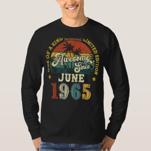 Phantastisch Seit Juni 1965 Vintag 57. Geburtstag T-Shirt