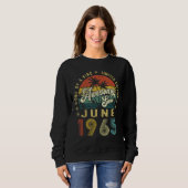 Phantastisch seit Juni 1965 Vintag 57. Sweatshirt (Vorne ganz)