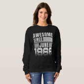 Phantastisch seit Juni 1966 56. Geburtstag Sweatshirt (Vorne ganz)