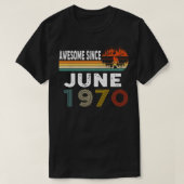 Phantastisch seit Juni 1970 T-Shirt (Design vorne)